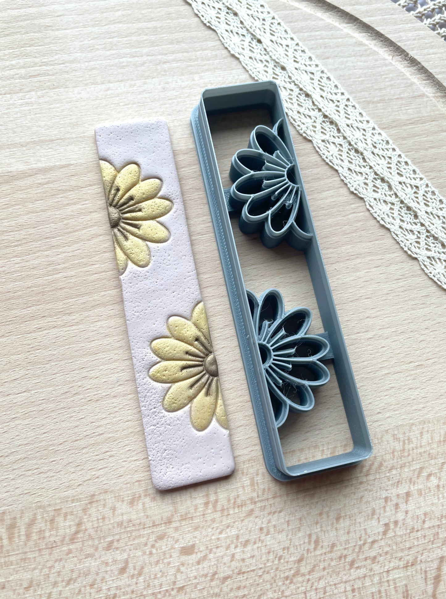 Bookmark clay cutter, Polymer clay cutter