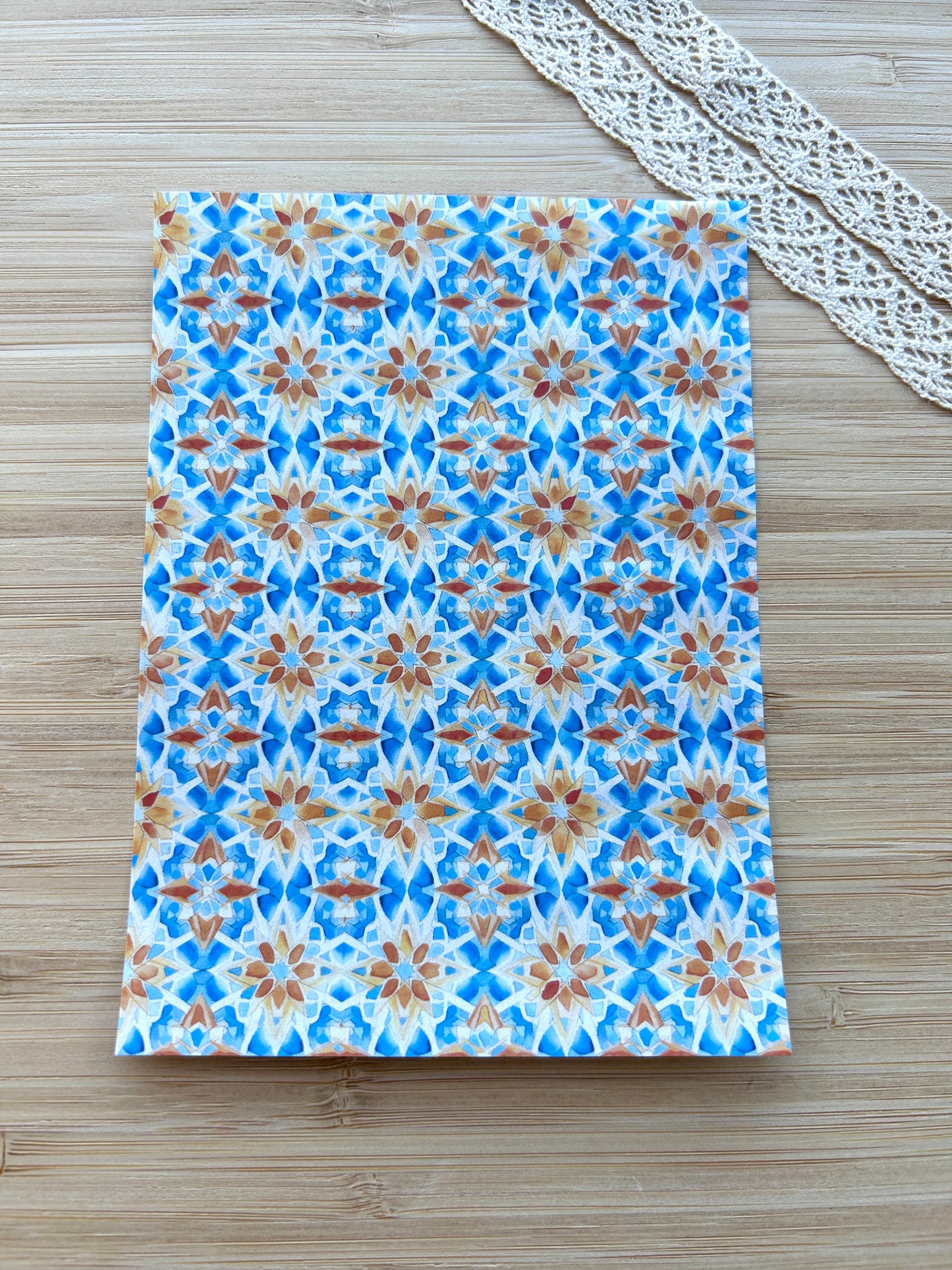 Water soluble transfer paper for polymer clay, Mediterranean pattern transfer paper (Copy)