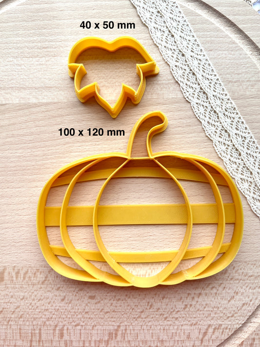 Pumpkin trinket dish clay cutter, Polymer clay cutter
