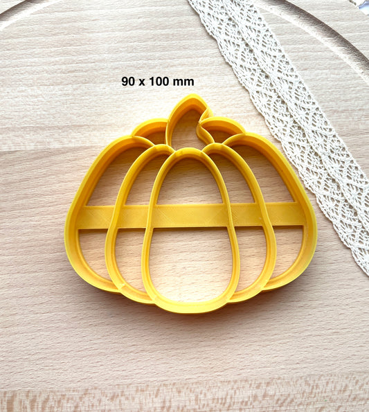 Pumpkin trinket dish clay cutter, Polymer clay cutter