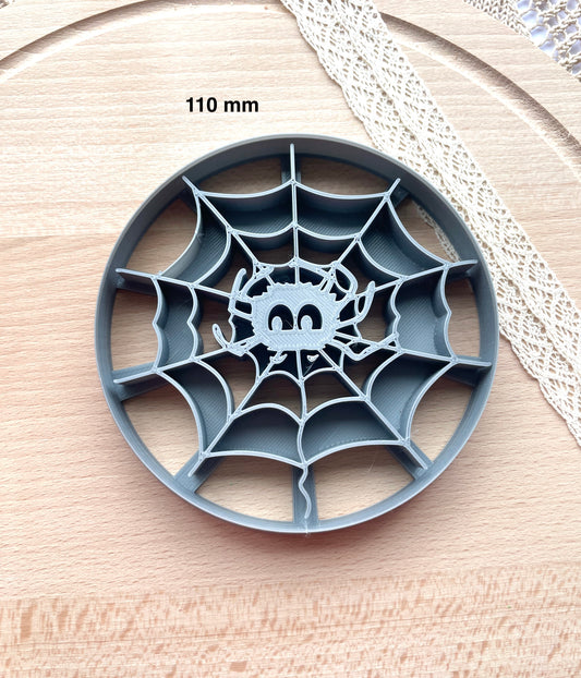 Spider trinket dish clay cutter, Polymer clay cutter, Halloween clay cutter