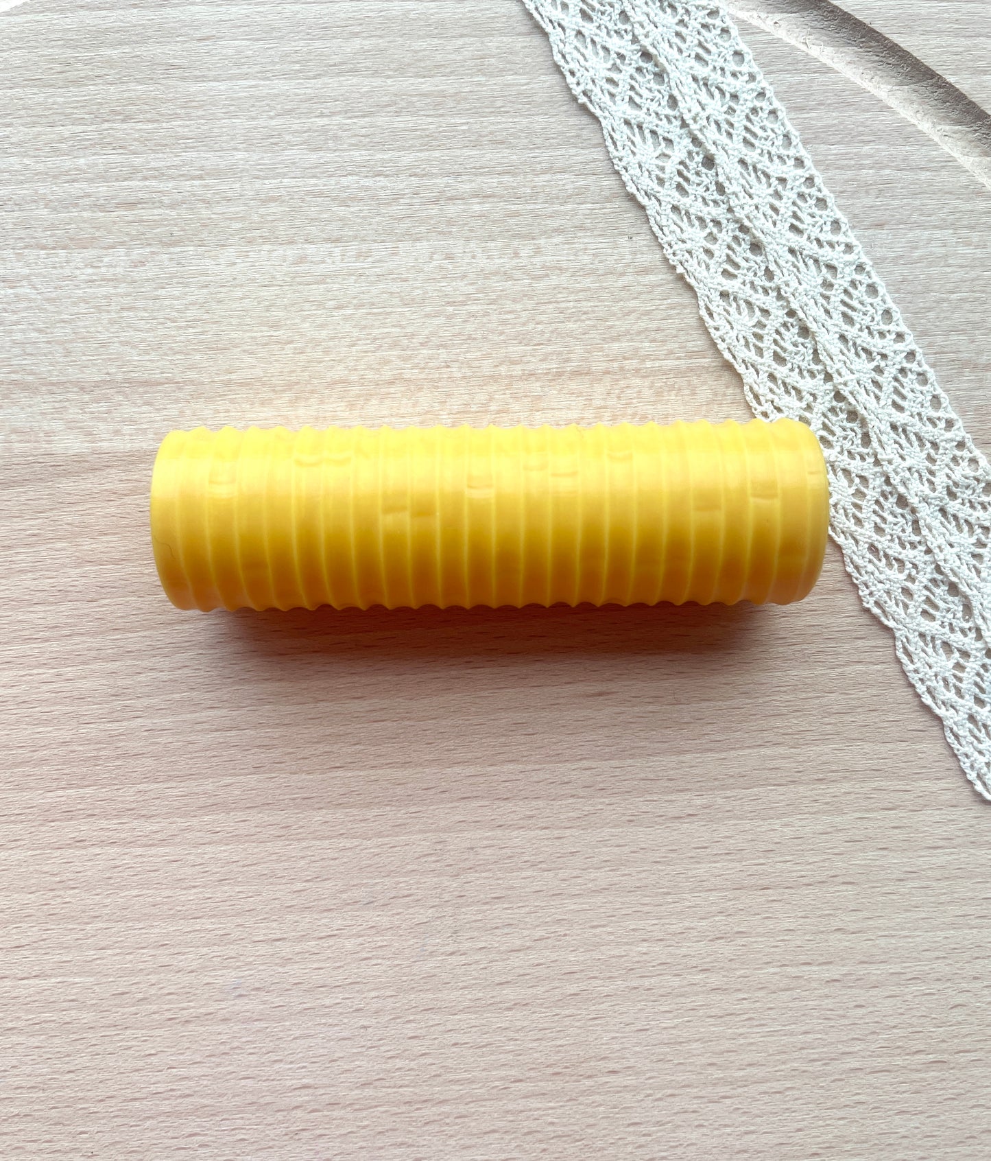 Bamboo texture roller, Pattern roller for polymer clay