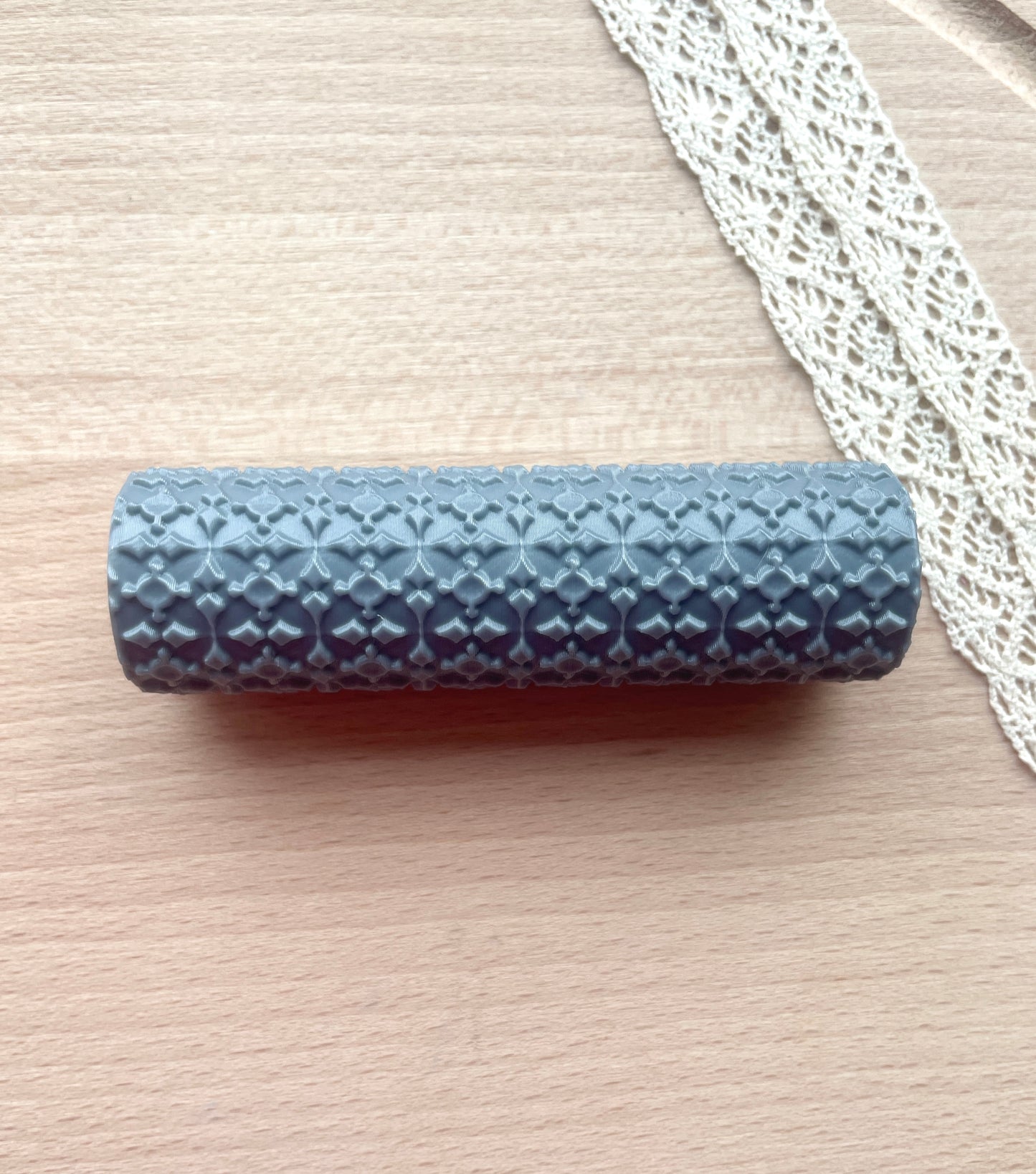 Majolica tiles texture roller, Pattern roller for polymer clay