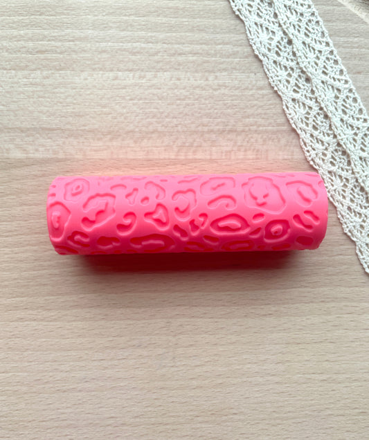 Leopard spots texture roller, Pattern roller for polymer clay