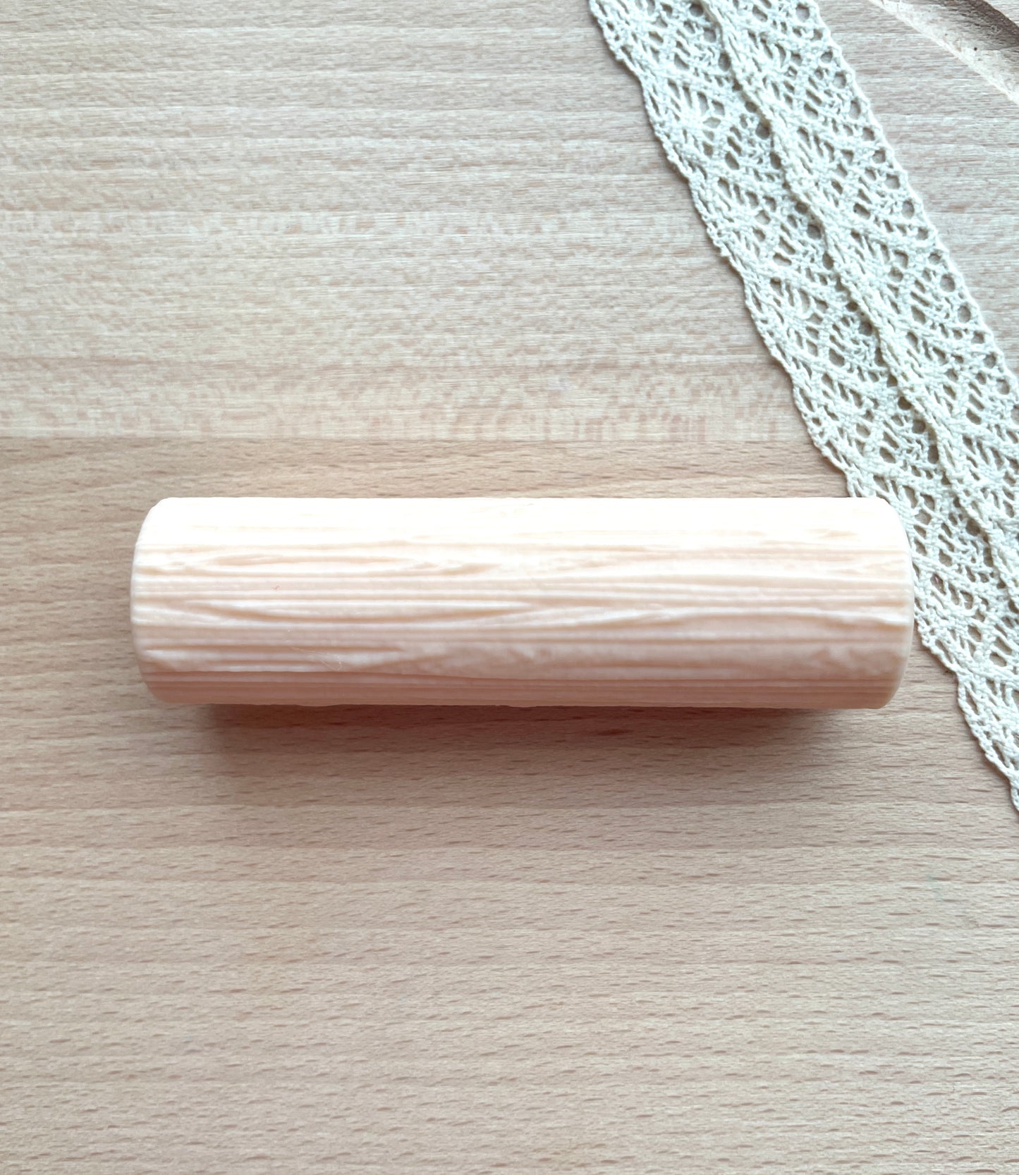 Woodgrain texture roller, Pattern roller for polymer clay