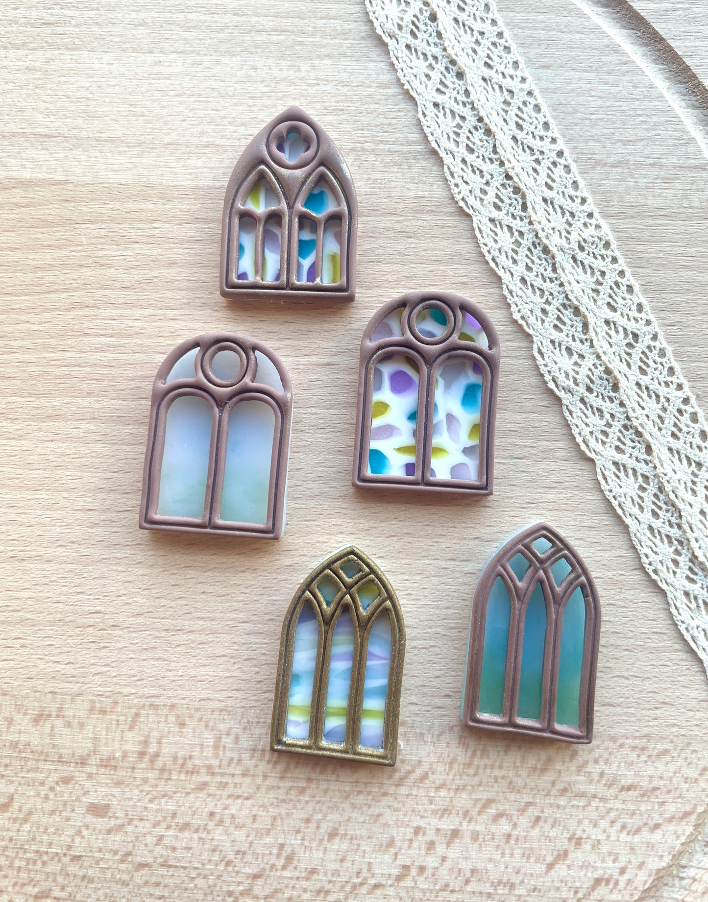 Gothic window clay cutter, Gothic window frame clay cutter