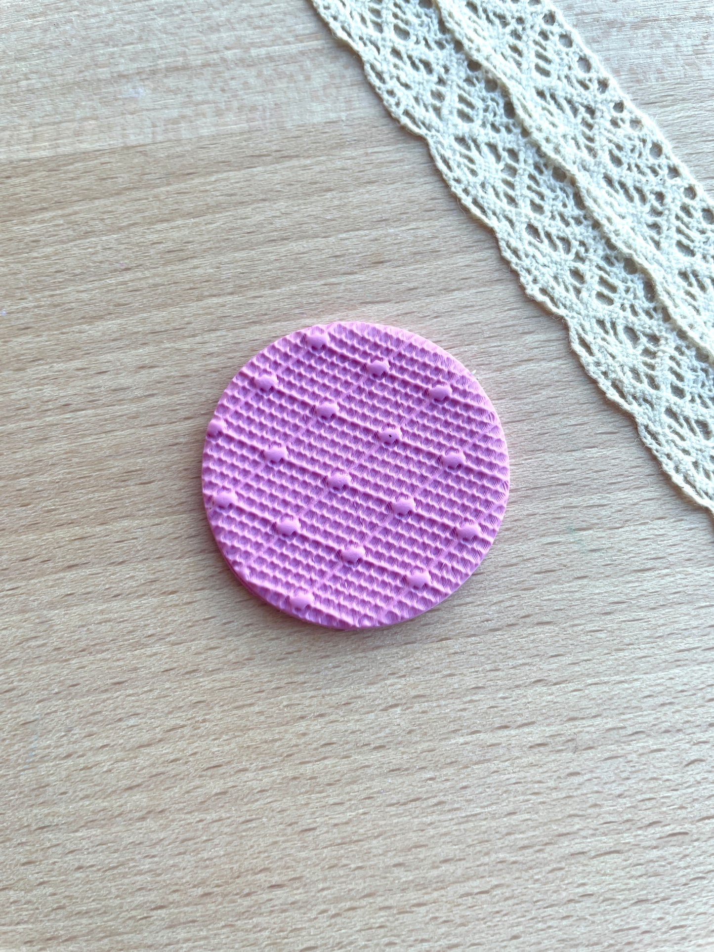 Mesh texture roller, Pattern roller for polymer clay