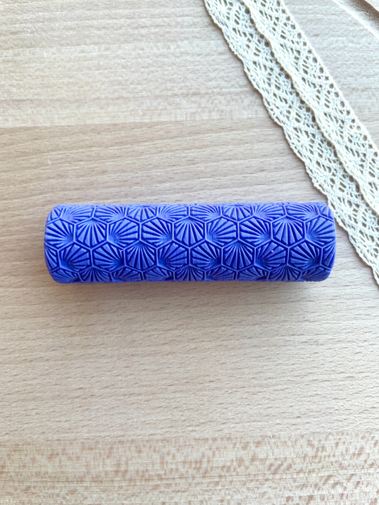 Japanese fans texture roller, Pattern roller for polymer clay