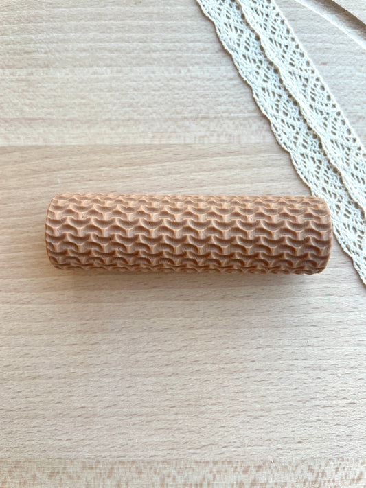 Chainmaile texture roller, Pattern roller for polymer clay