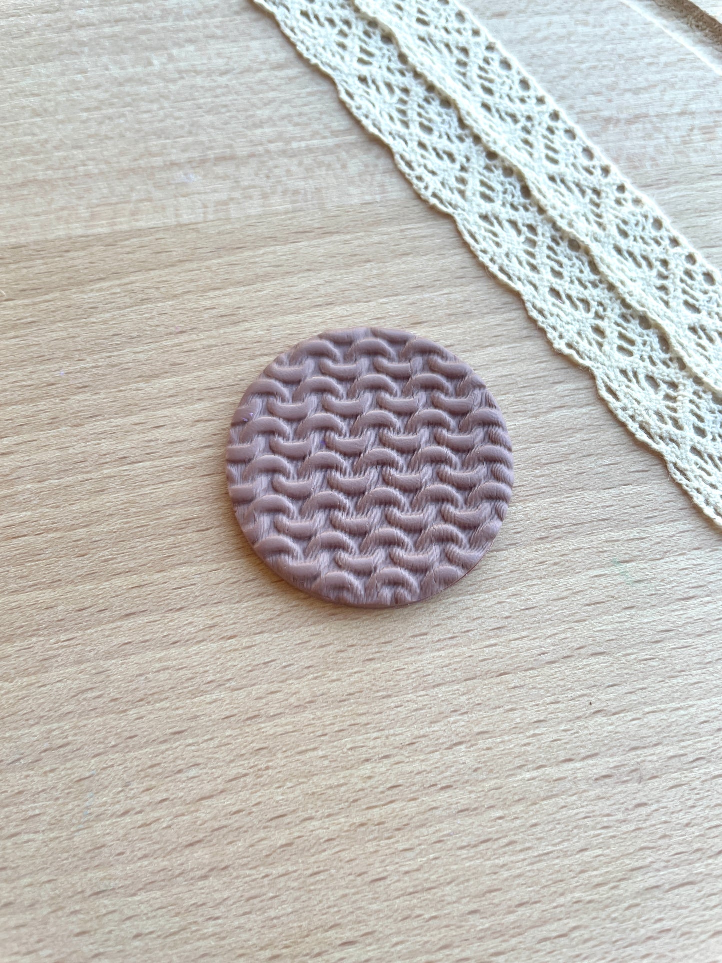 Chainmaile texture roller, Pattern roller for polymer clay