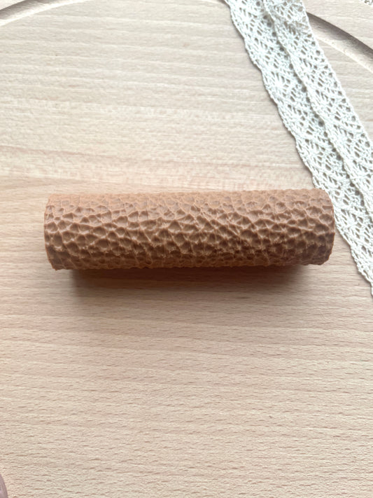 Leather texture roller, Pattern roller for polymer clay
