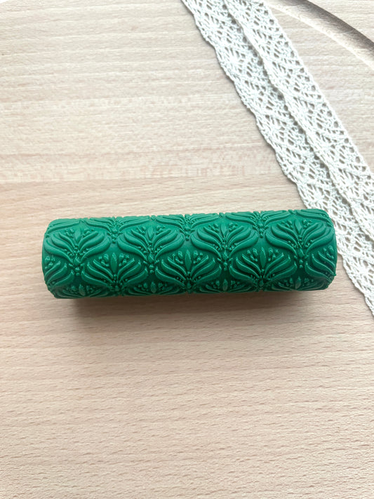 Leaves texture roller, Pattern roller for polymer clay