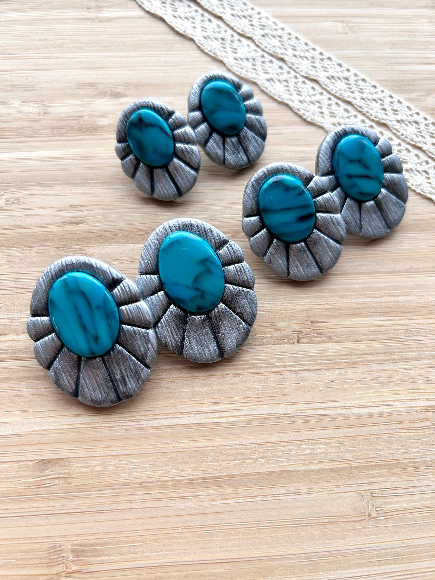 Bezel clay cutter, Faux stone clay cutter set