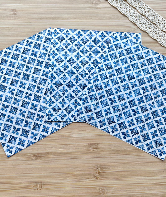 Water soluble transfer paper for polymer clay, Mediterranean pattern transfer paper