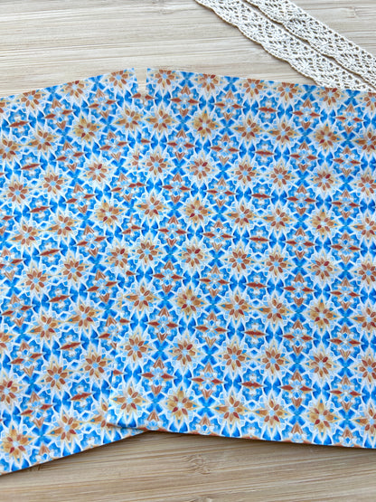 Water soluble transfer paper for polymer clay, Mediterranean pattern transfer paper (Copy)
