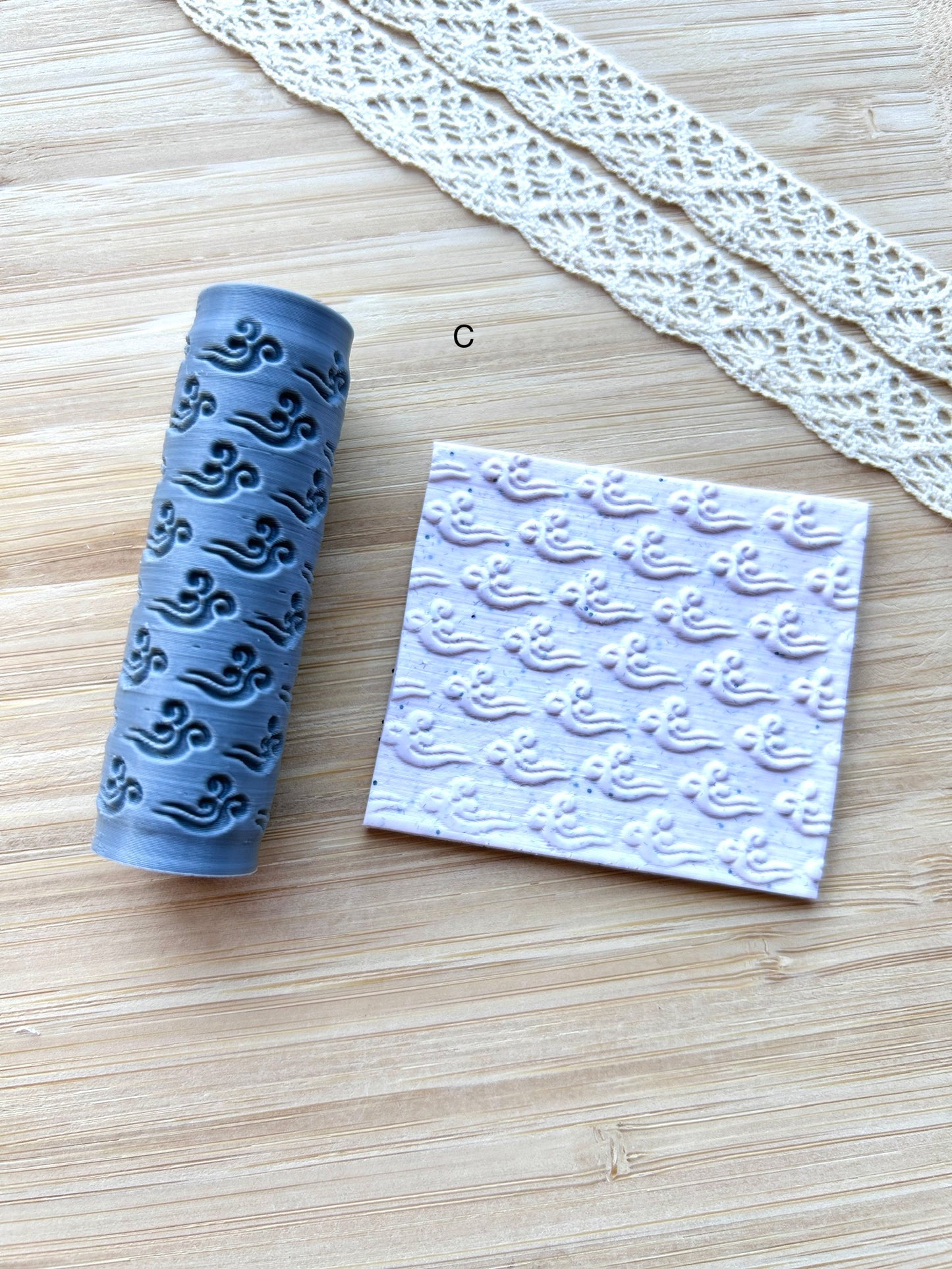 Chinese mini texture roller, Mini pattern roller for polymer clay