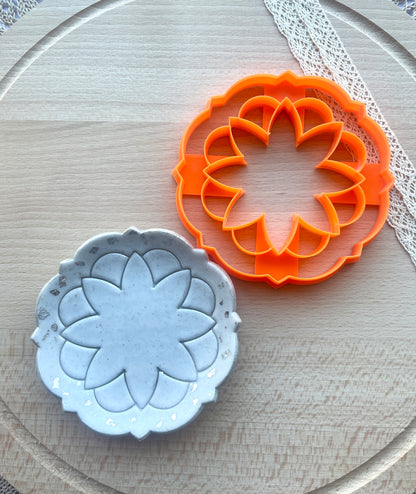 Trinket dish clay cutter, Polymer clay cutter