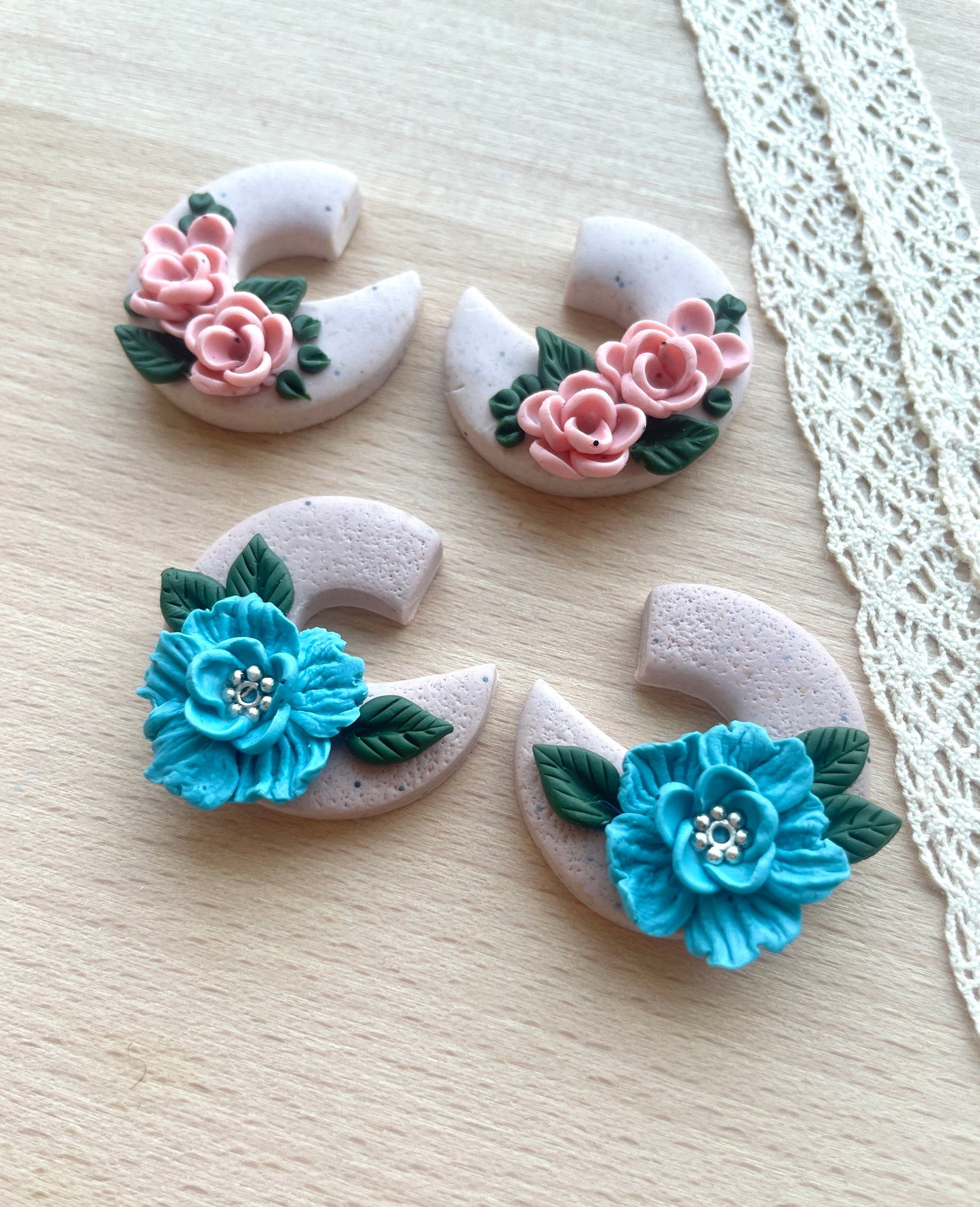 Hoop earring cutter, Polymer clay cutter