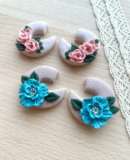Hoop earring cutter, Polymer clay cutter