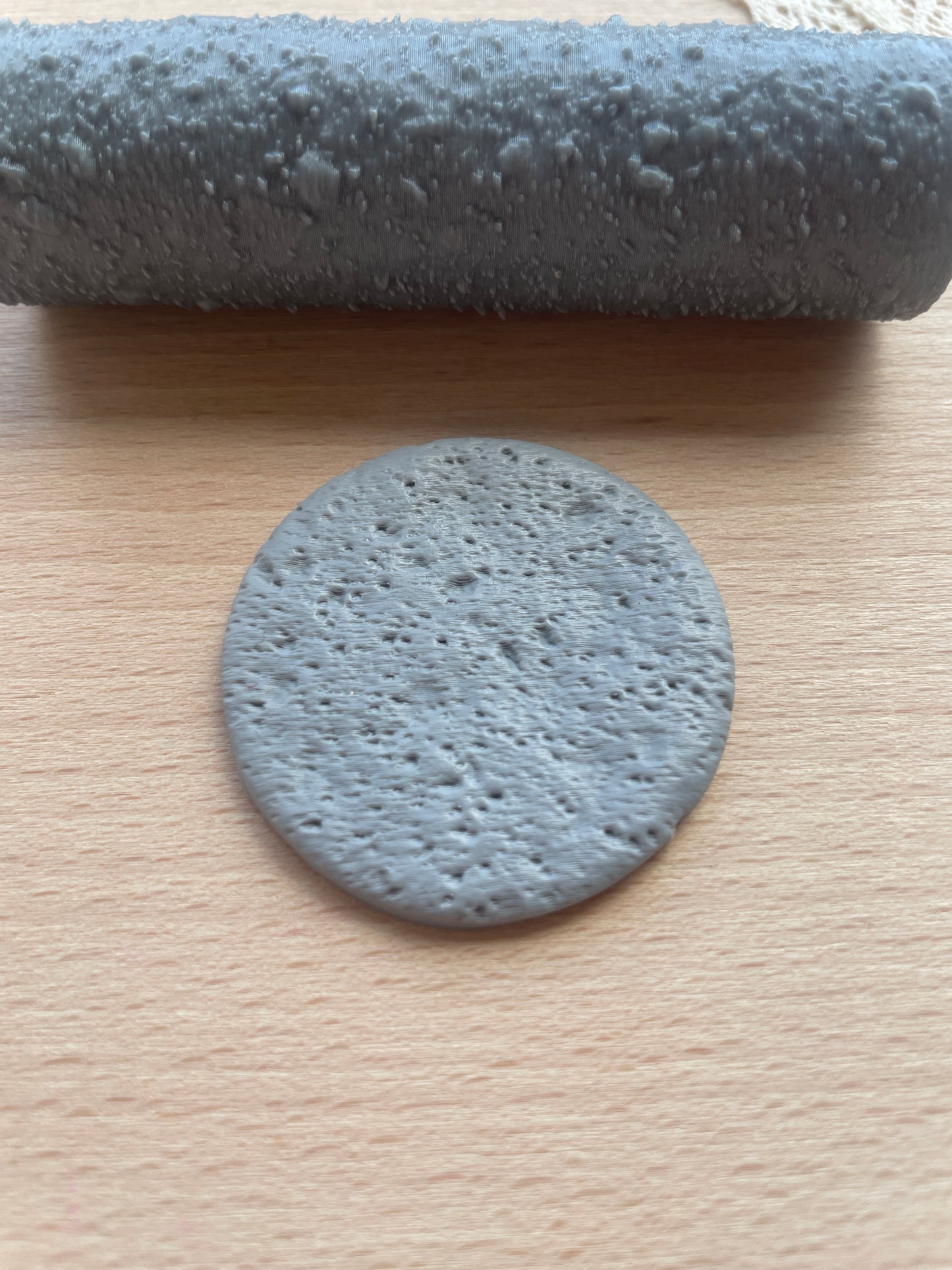 Sponge texture roller, Pattern roller for polymer clay