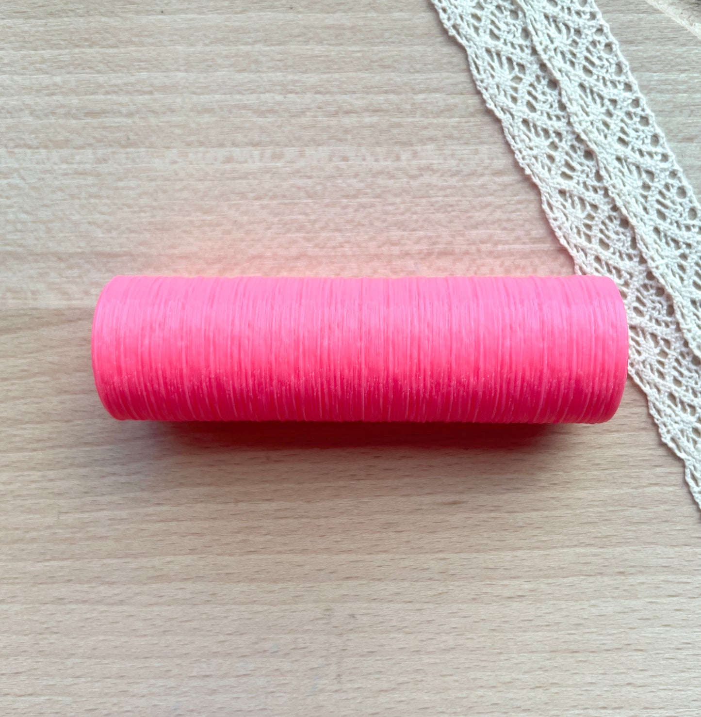 Brushed metal texture roller, Pattern roller for polymer clay