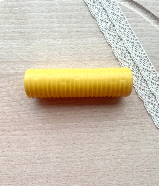 Bamboo texture roller, Pattern roller for polymer clay