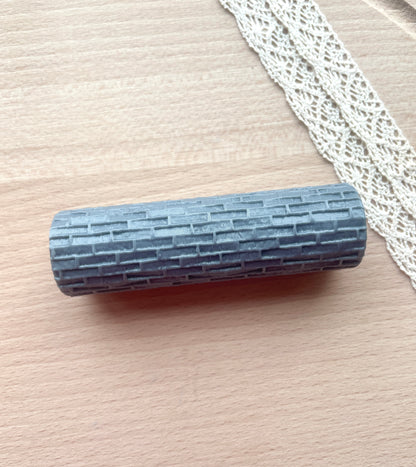 Bricks texture roller, Pattern roller for polymer clay