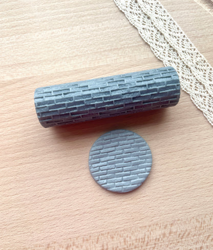 Bricks texture roller, Pattern roller for polymer clay