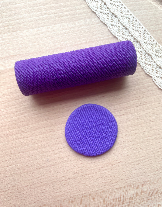 Denim texture roller, Pattern roller for polymer clay