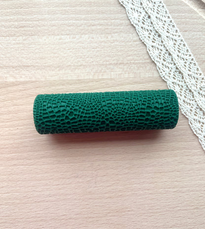 Crocodile skin texture roller, Pattern roller for polymer clay