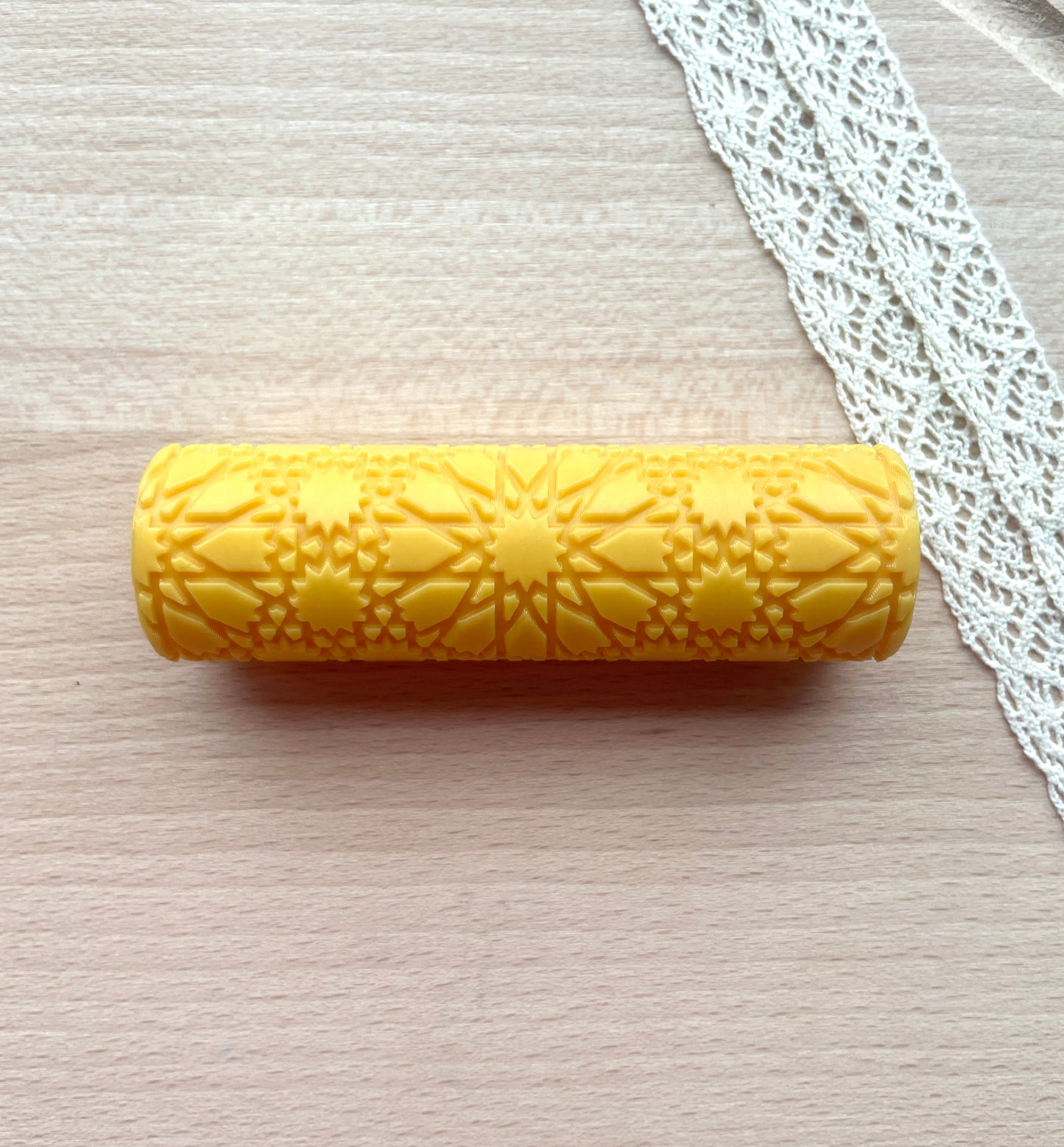 Moroccan texture roller, Pattern roller for polymer clay