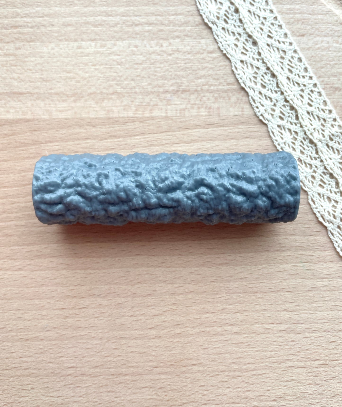 Ocean waves texture roller, Pattern roller for polymer clay