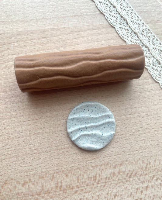 Beach sand texture roller, Pattern roller for polymer clay