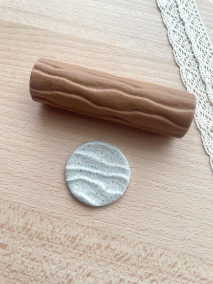 Beach sand texture roller, Pattern roller for polymer clay