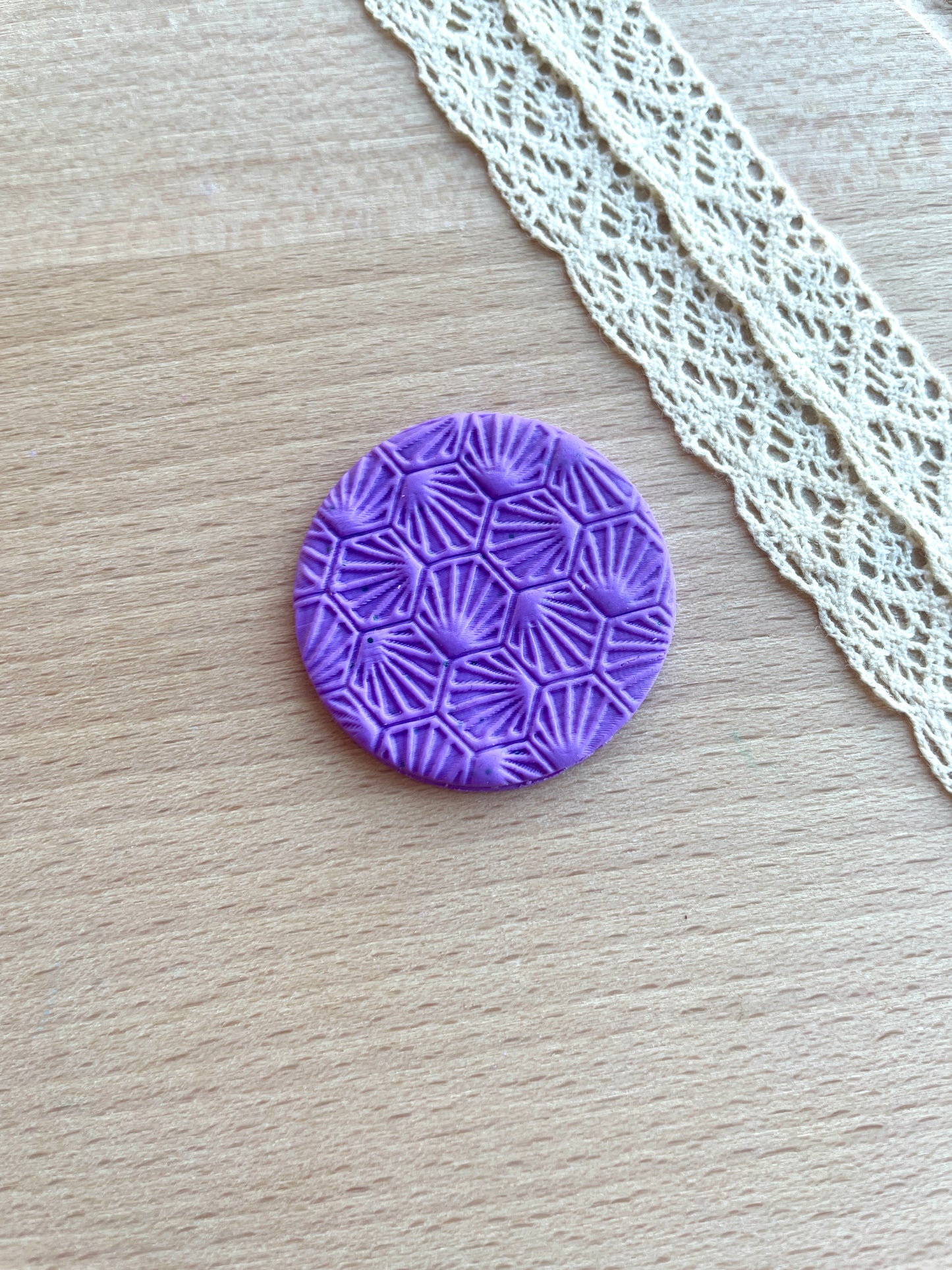 Japanese fans texture roller, Pattern roller for polymer clay
