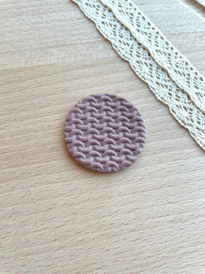 Chainmaile texture roller, Pattern roller for polymer clay