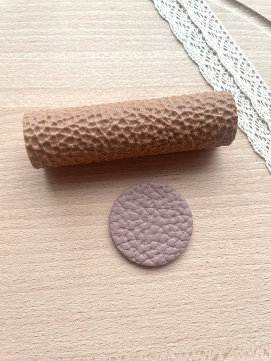 Leather texture roller, Pattern roller for polymer clay