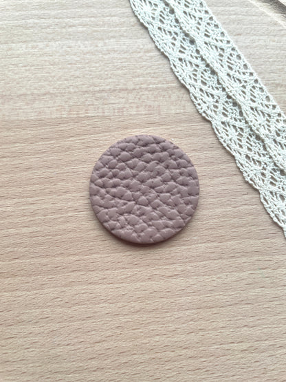 Leather texture roller, Pattern roller for polymer clay