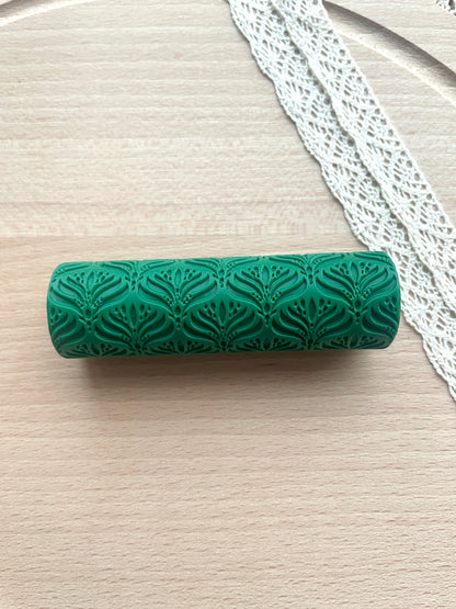 Leaves texture roller, Pattern roller for polymer clay