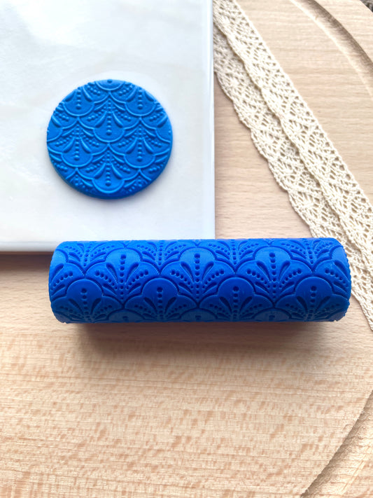 Art deco texture roller, Pattern roller for polymer clay