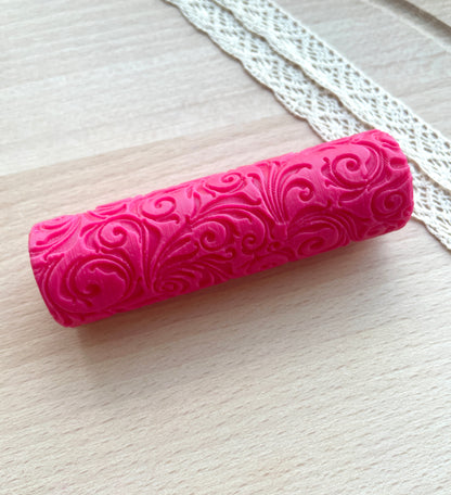 Flower texture roller, Pattern roller for polymer clay