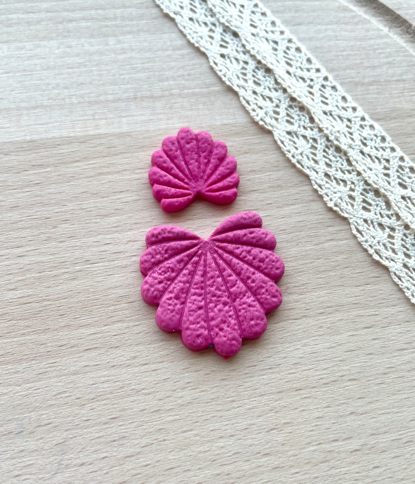 Shell clay cutter, Polymer clay cutter